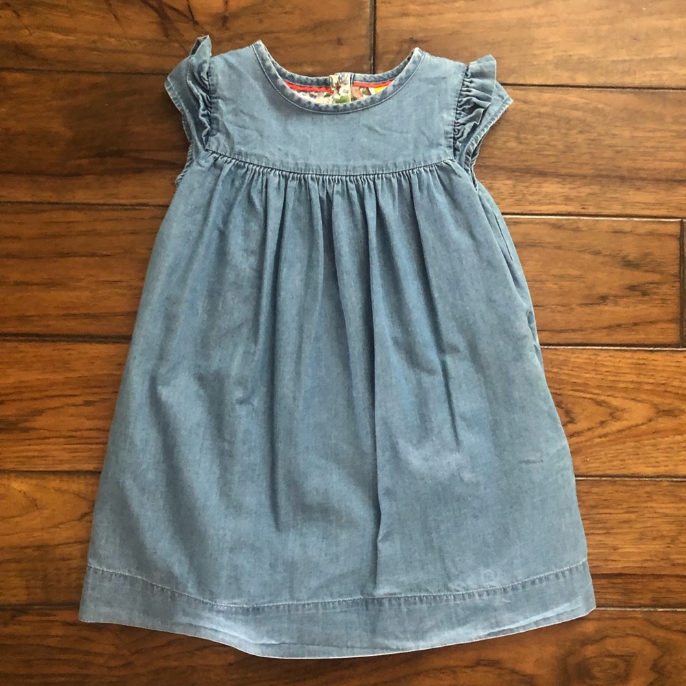 Mini Boden Denim Blue Dress
